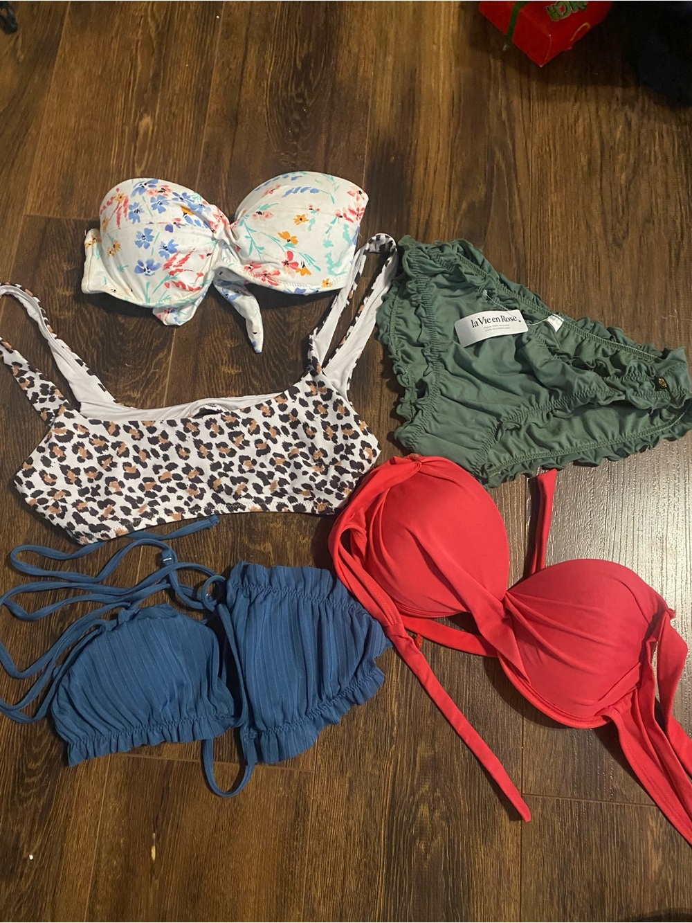Bundle Of Xs-Small Bikini Bottoms And Tops